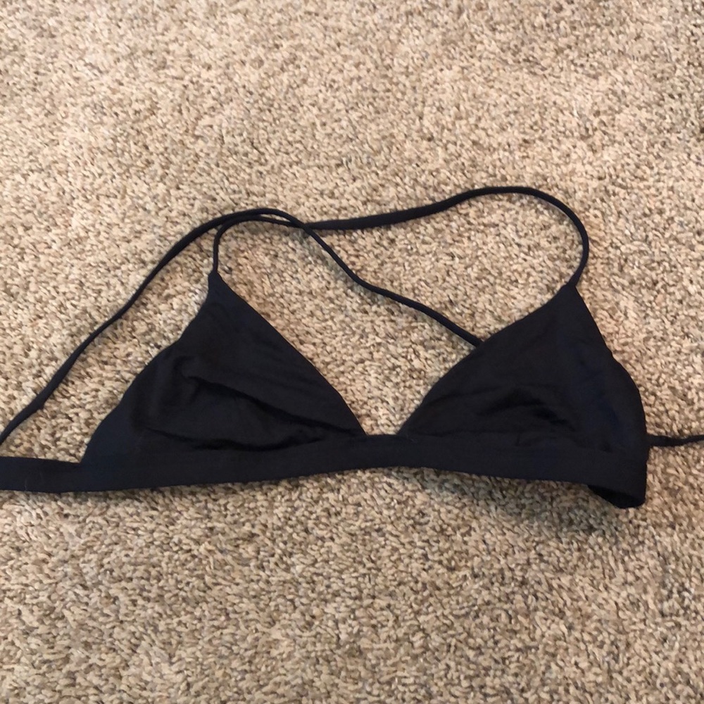 Billabong criss cross halter bikini top